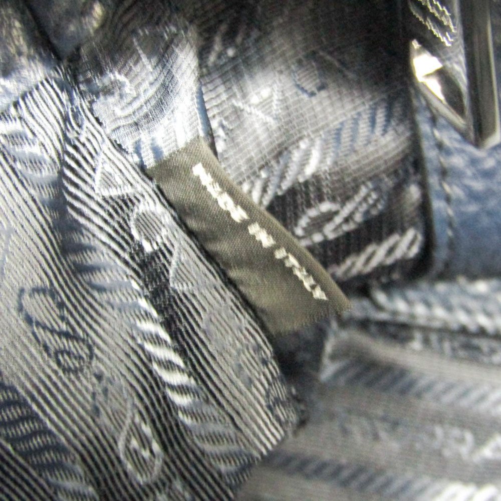 PRADA Blue Leather Shoulder Bag - Picture 13 of 14
